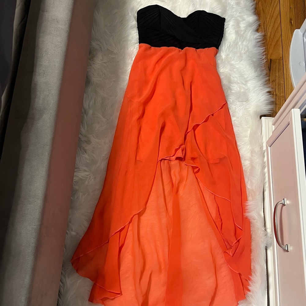 Coral and black dress - never worn